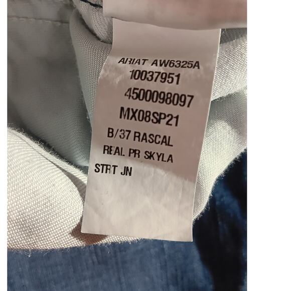 Ariat REAL Denim Skyla Straight Jeans Women’s Size 26WL Blue Medium Wash Western - Picture 7 of 8